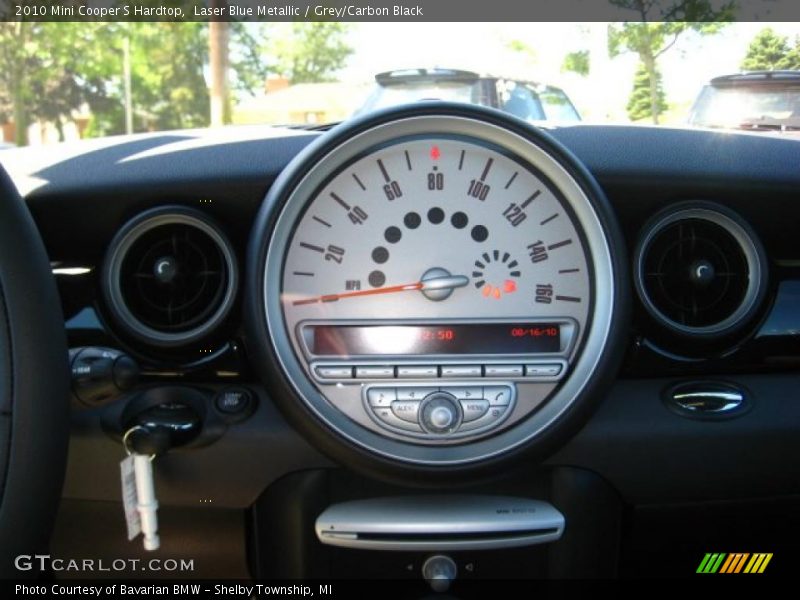 Laser Blue Metallic / Grey/Carbon Black 2010 Mini Cooper S Hardtop