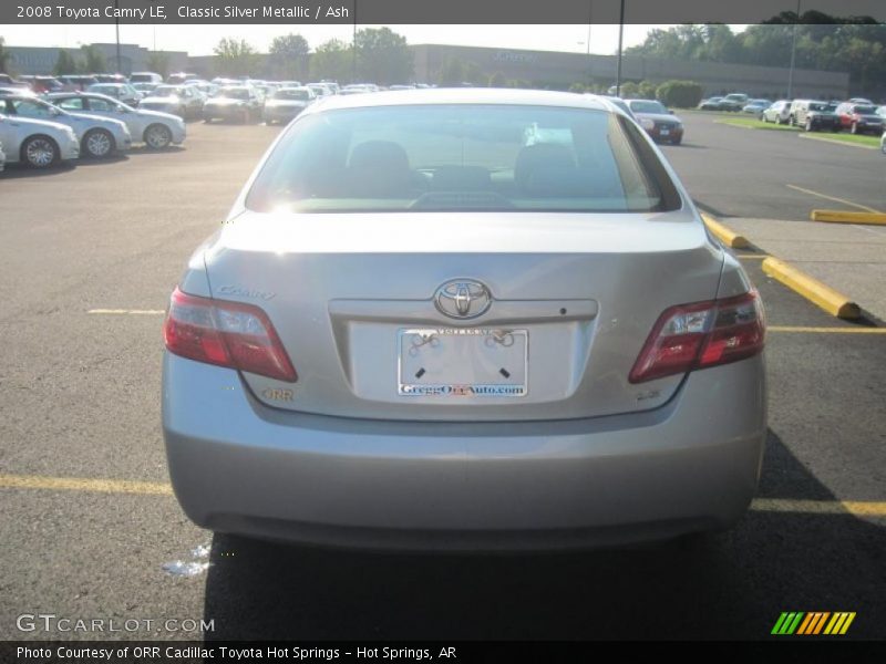 Classic Silver Metallic / Ash 2008 Toyota Camry LE