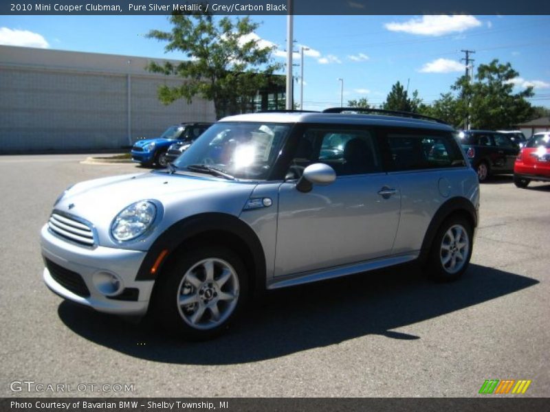 Pure Silver Metallic / Grey/Carbon Black 2010 Mini Cooper Clubman