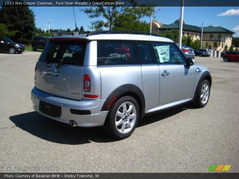 Pure Silver Metallic / Grey/Carbon Black 2010 Mini Cooper Clubman