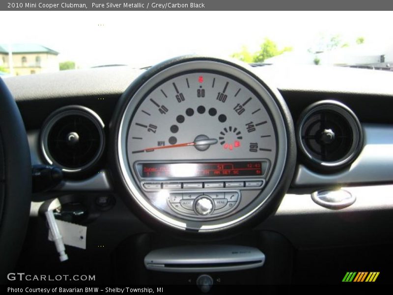 Pure Silver Metallic / Grey/Carbon Black 2010 Mini Cooper Clubman