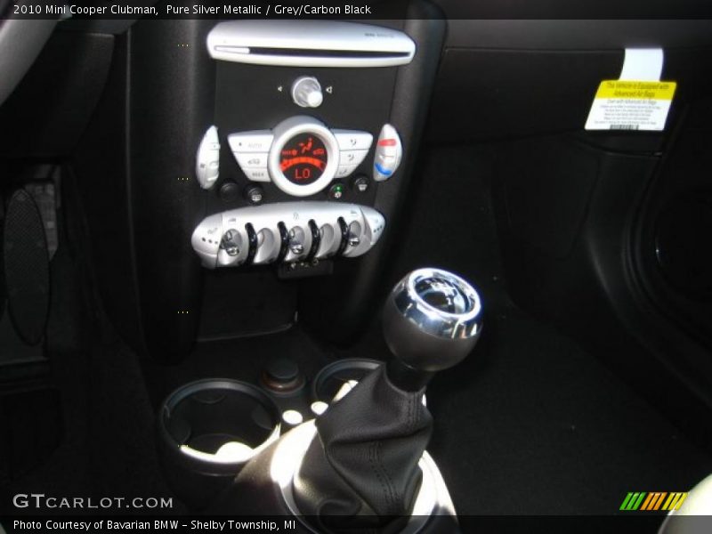Pure Silver Metallic / Grey/Carbon Black 2010 Mini Cooper Clubman