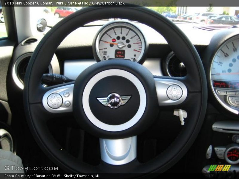 Pure Silver Metallic / Grey/Carbon Black 2010 Mini Cooper Clubman