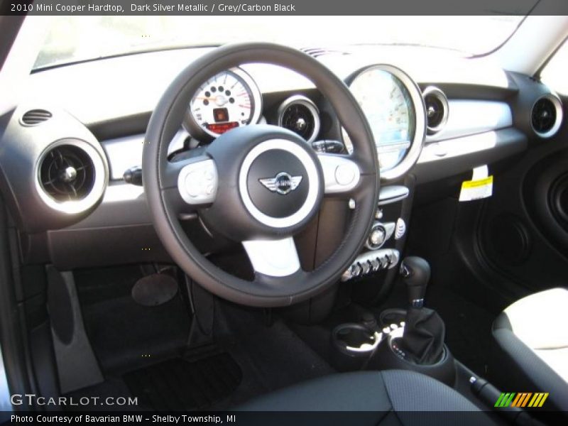 Dark Silver Metallic / Grey/Carbon Black 2010 Mini Cooper Hardtop