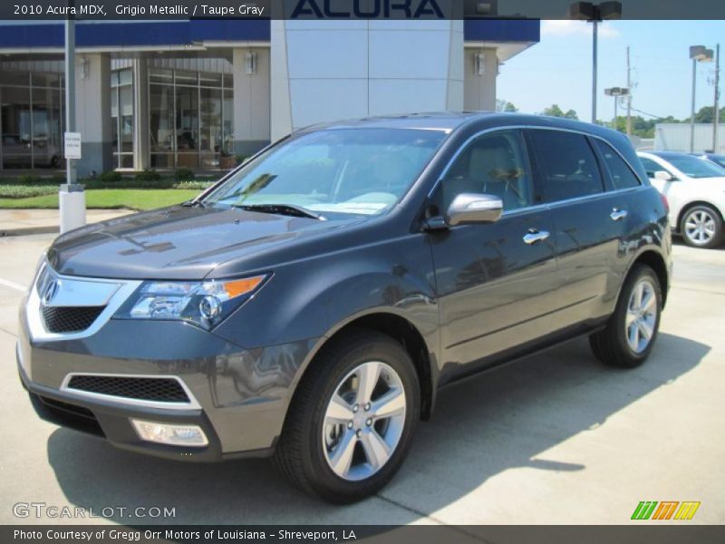 Grigio Metallic / Taupe Gray 2010 Acura MDX