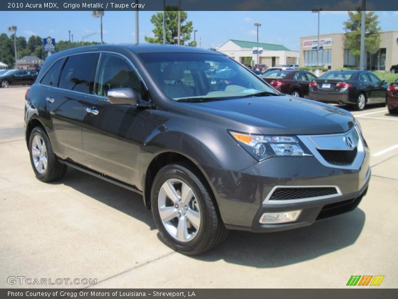 Grigio Metallic / Taupe Gray 2010 Acura MDX