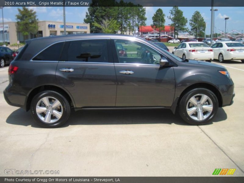 Grigio Metallic / Taupe Gray 2010 Acura MDX