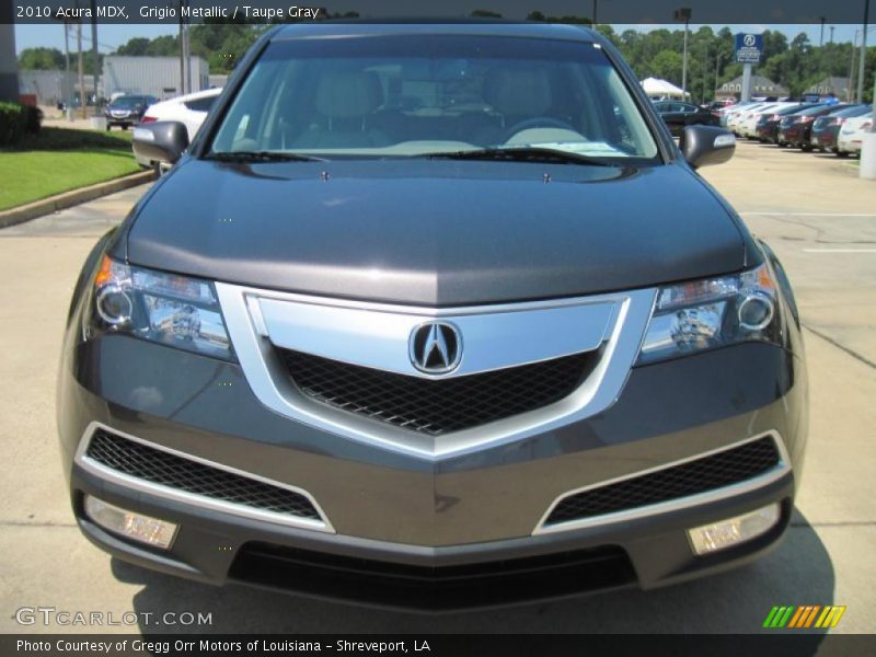 Grigio Metallic / Taupe Gray 2010 Acura MDX