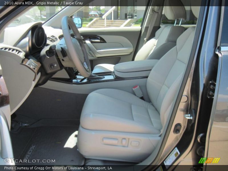 Grigio Metallic / Taupe Gray 2010 Acura MDX