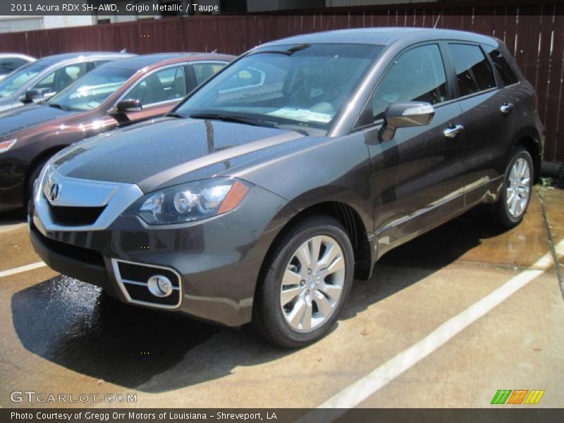 Grigio Metallic / Taupe 2011 Acura RDX SH-AWD