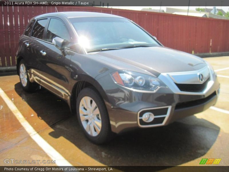 Grigio Metallic / Taupe 2011 Acura RDX SH-AWD