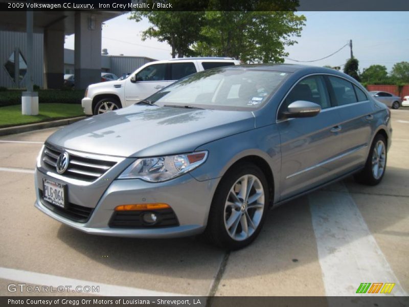 Iron Grey Metallic / Black 2009 Volkswagen CC Luxury