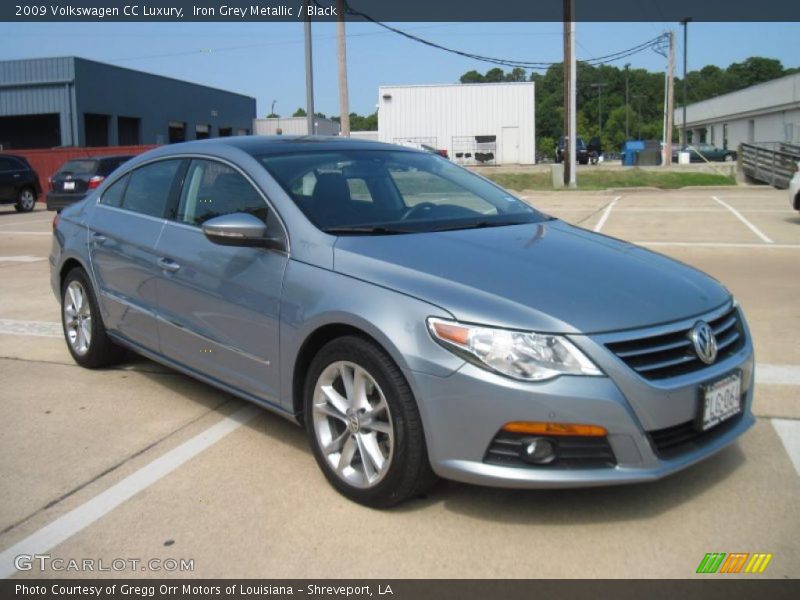 Iron Grey Metallic / Black 2009 Volkswagen CC Luxury