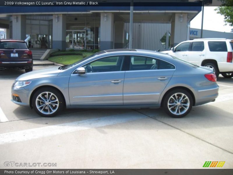 Iron Grey Metallic / Black 2009 Volkswagen CC Luxury