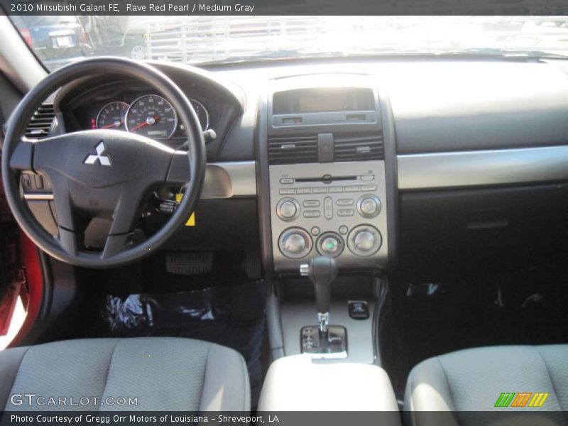 Rave Red Pearl / Medium Gray 2010 Mitsubishi Galant FE