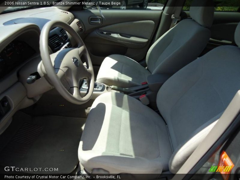 Bronze Shimmer Metallic / Taupe Beige 2006 Nissan Sentra 1.8 S