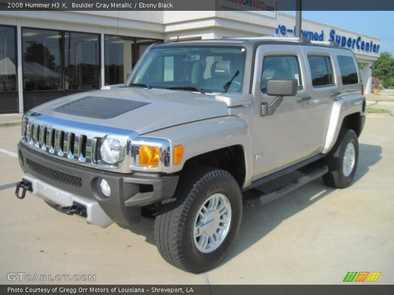Boulder Gray Metallic / Ebony Black 2008 Hummer H3 X
