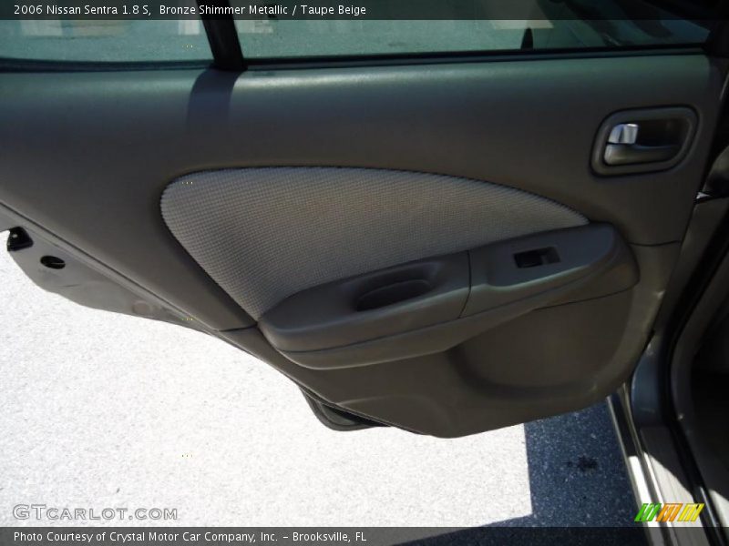 Bronze Shimmer Metallic / Taupe Beige 2006 Nissan Sentra 1.8 S