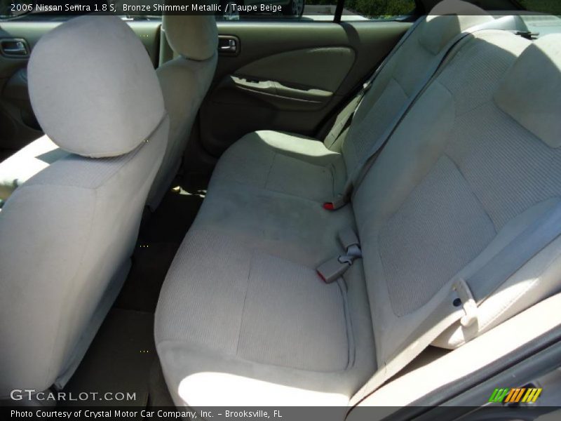 Bronze Shimmer Metallic / Taupe Beige 2006 Nissan Sentra 1.8 S