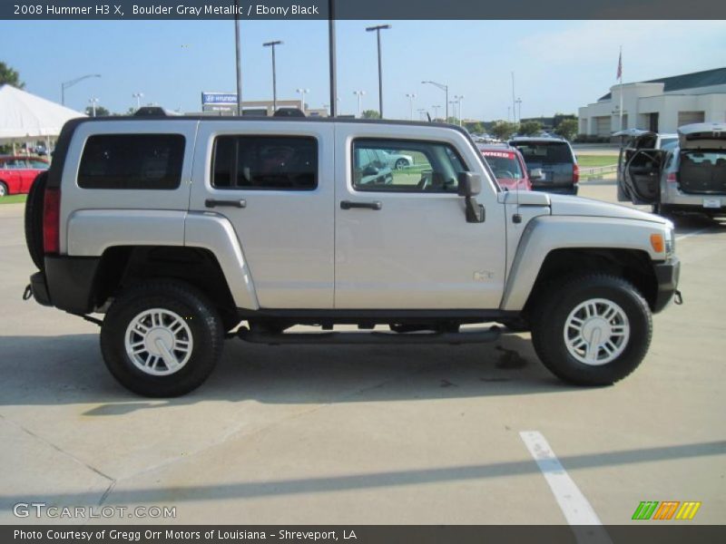 Boulder Gray Metallic / Ebony Black 2008 Hummer H3 X