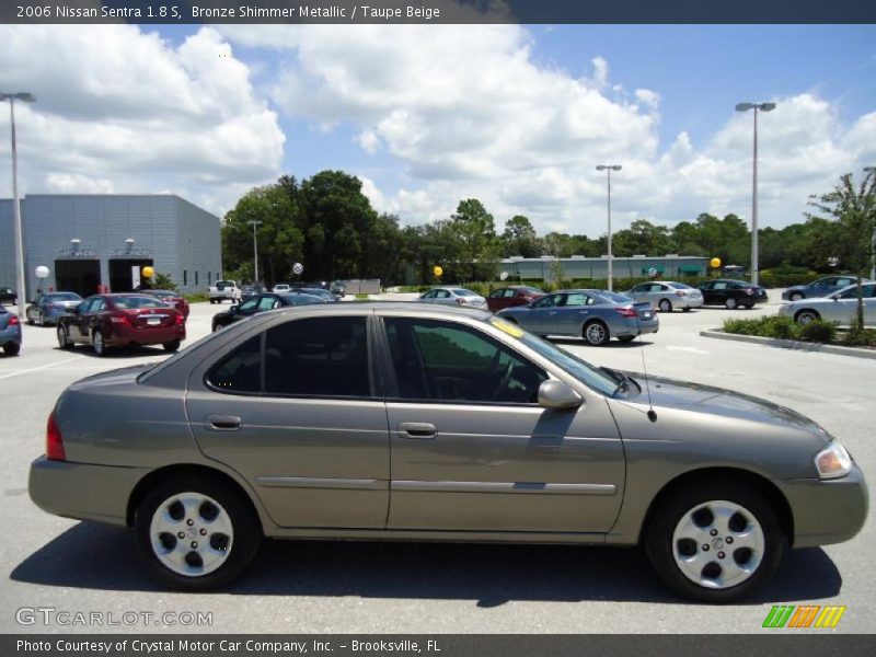 Bronze Shimmer Metallic / Taupe Beige 2006 Nissan Sentra 1.8 S