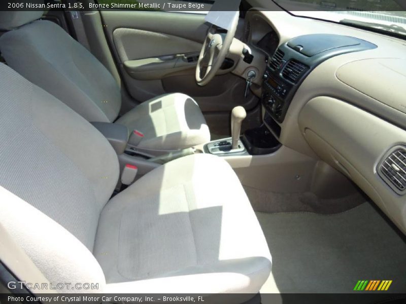 Bronze Shimmer Metallic / Taupe Beige 2006 Nissan Sentra 1.8 S