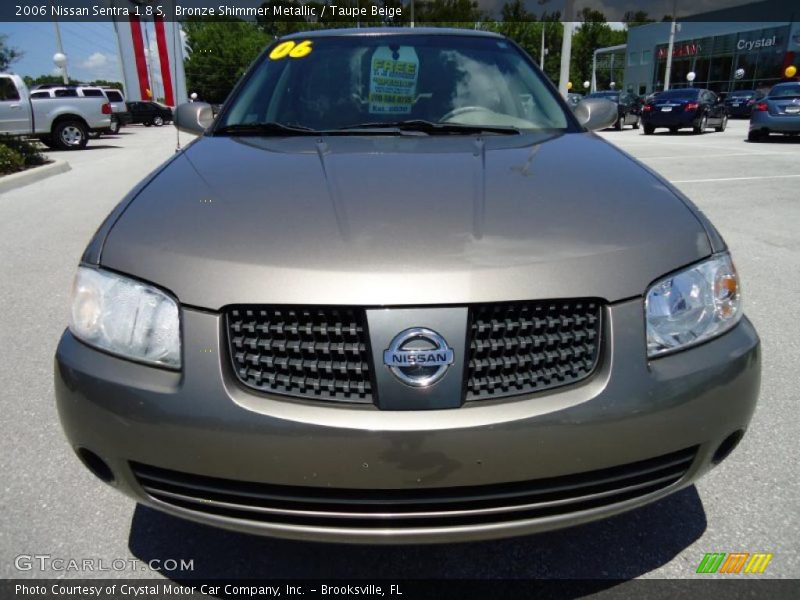 Bronze Shimmer Metallic / Taupe Beige 2006 Nissan Sentra 1.8 S