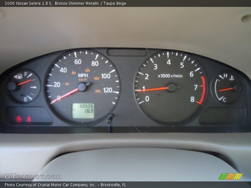 Bronze Shimmer Metallic / Taupe Beige 2006 Nissan Sentra 1.8 S