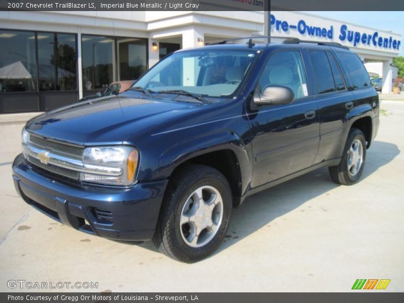Imperial Blue Metallic / Light Gray 2007 Chevrolet TrailBlazer LS