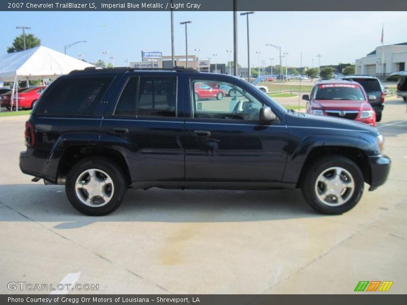 Imperial Blue Metallic / Light Gray 2007 Chevrolet TrailBlazer LS