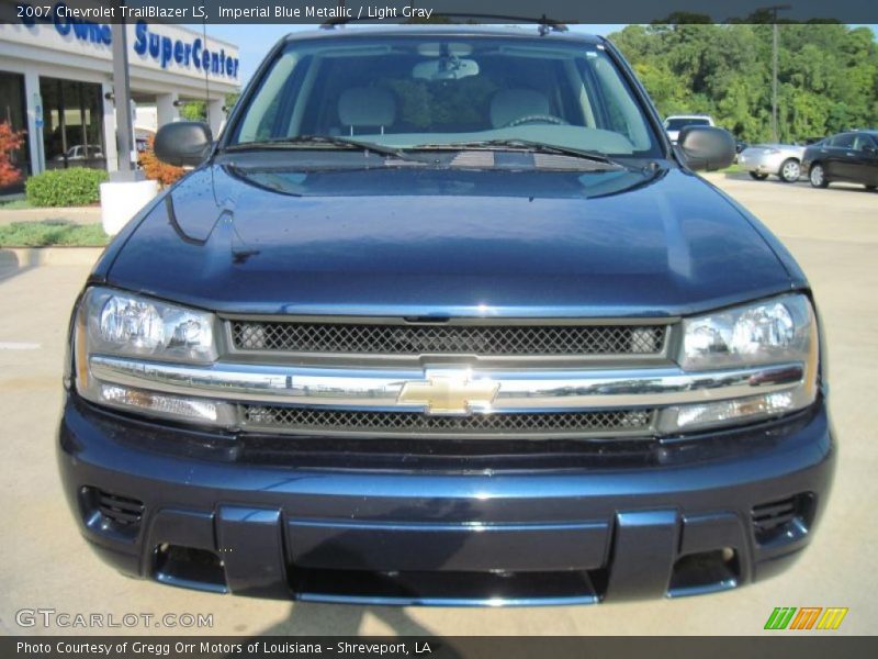 Imperial Blue Metallic / Light Gray 2007 Chevrolet TrailBlazer LS