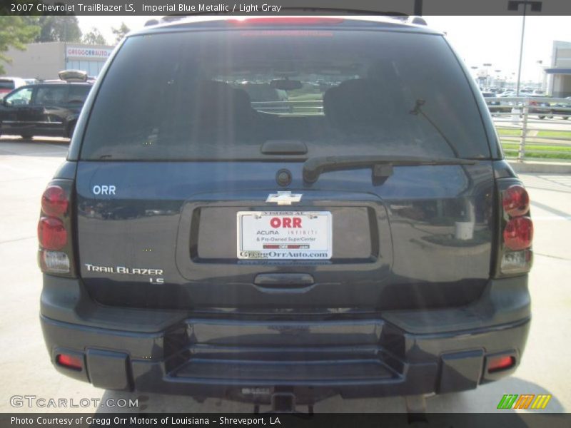 Imperial Blue Metallic / Light Gray 2007 Chevrolet TrailBlazer LS