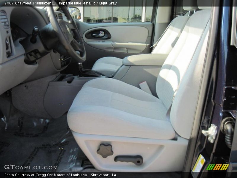 Imperial Blue Metallic / Light Gray 2007 Chevrolet TrailBlazer LS