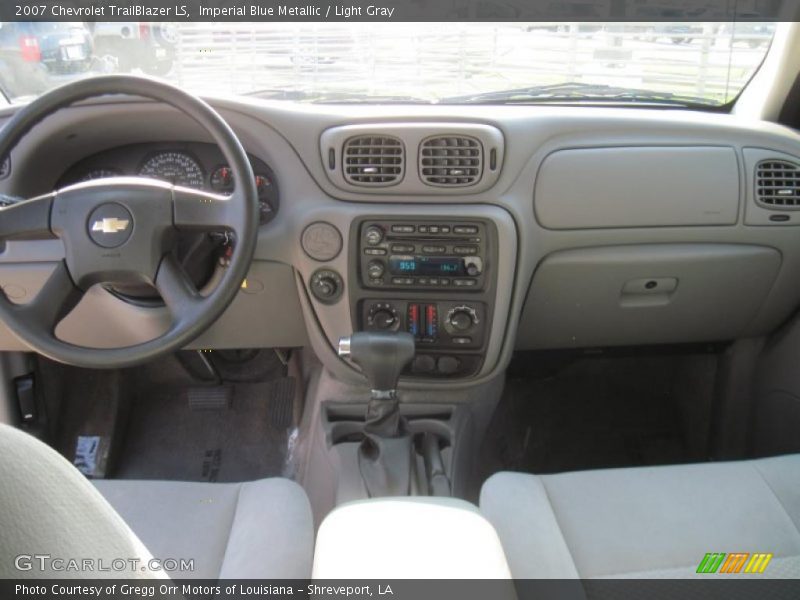 Imperial Blue Metallic / Light Gray 2007 Chevrolet TrailBlazer LS