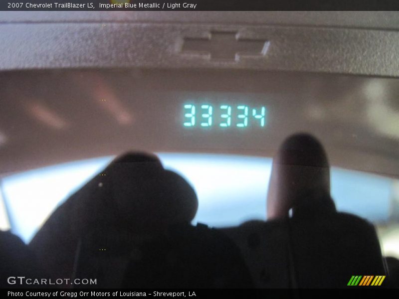 Imperial Blue Metallic / Light Gray 2007 Chevrolet TrailBlazer LS