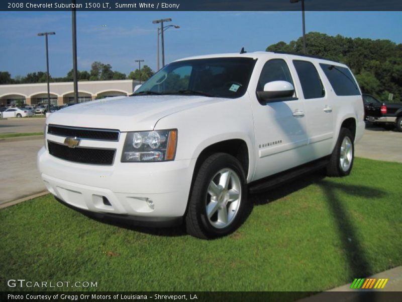 Summit White / Ebony 2008 Chevrolet Suburban 1500 LT
