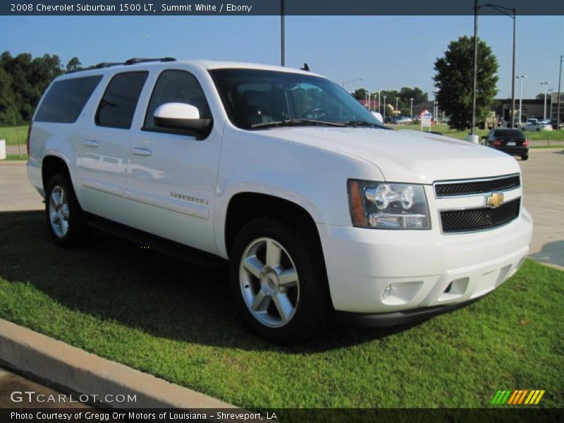 Summit White / Ebony 2008 Chevrolet Suburban 1500 LT