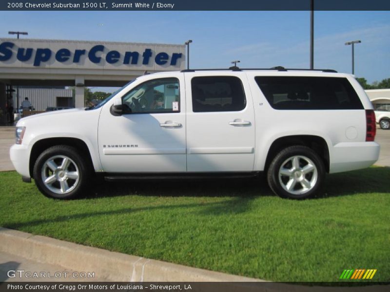 Summit White / Ebony 2008 Chevrolet Suburban 1500 LT