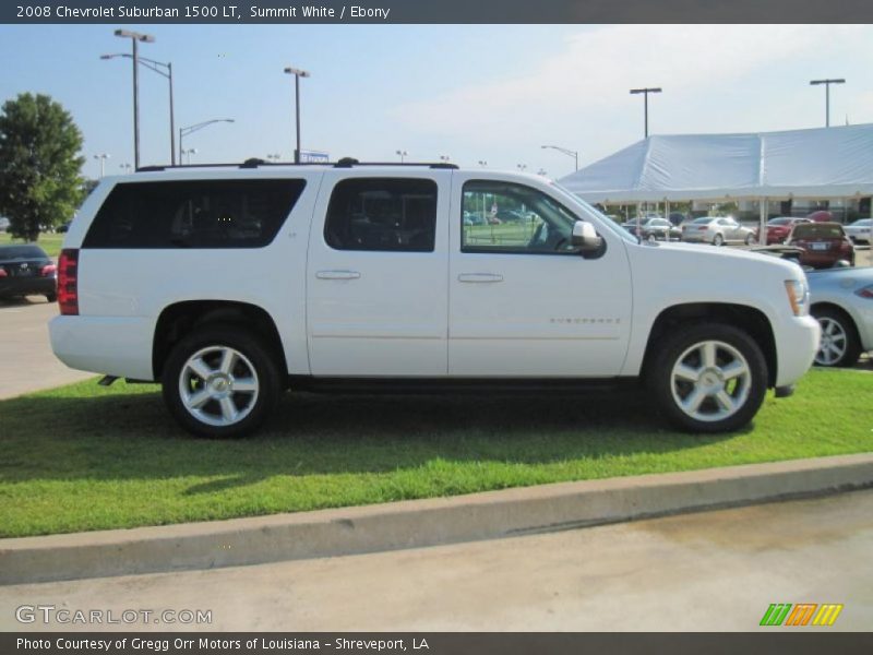 Summit White / Ebony 2008 Chevrolet Suburban 1500 LT