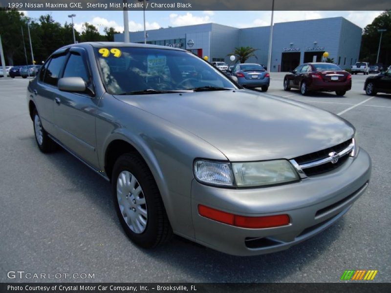 Sterling Mist Metallic / Charcoal Black 1999 Nissan Maxima GXE