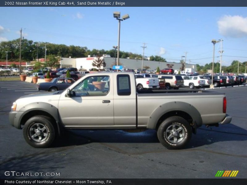 Sand Dune Metallic / Beige 2002 Nissan Frontier XE King Cab 4x4
