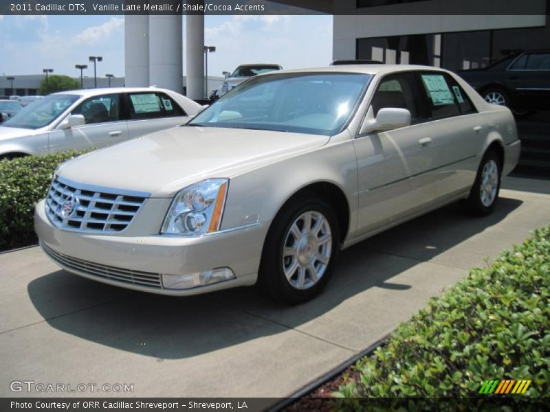 Vanille Latte Metallic / Shale/Cocoa Accents 2011 Cadillac DTS