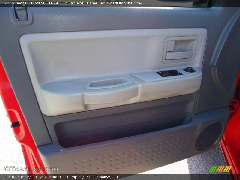 Flame Red / Medium Slate Gray 2006 Dodge Dakota SLT TRX4 Club Cab 4x4