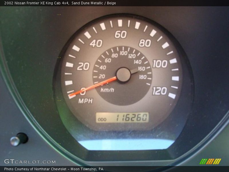 Sand Dune Metallic / Beige 2002 Nissan Frontier XE King Cab 4x4