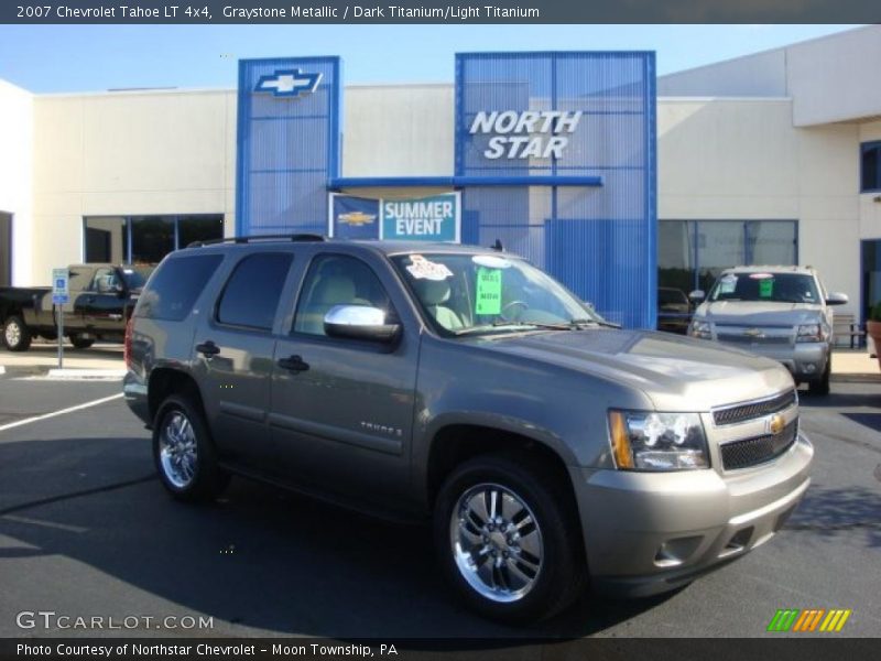 Graystone Metallic / Dark Titanium/Light Titanium 2007 Chevrolet Tahoe LT 4x4