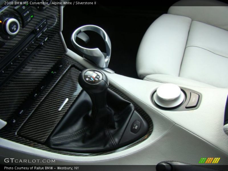 Alpine White / Silverstone II 2008 BMW M6 Convertible