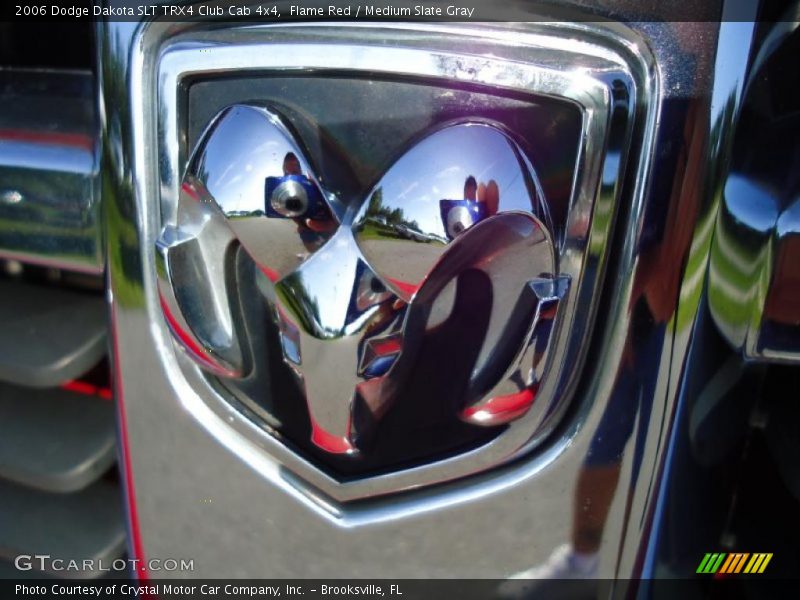 Flame Red / Medium Slate Gray 2006 Dodge Dakota SLT TRX4 Club Cab 4x4
