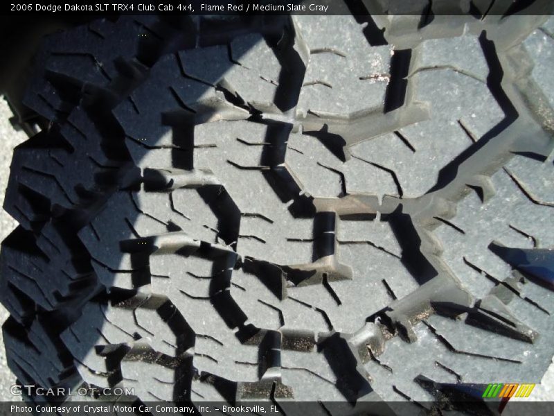 Flame Red / Medium Slate Gray 2006 Dodge Dakota SLT TRX4 Club Cab 4x4