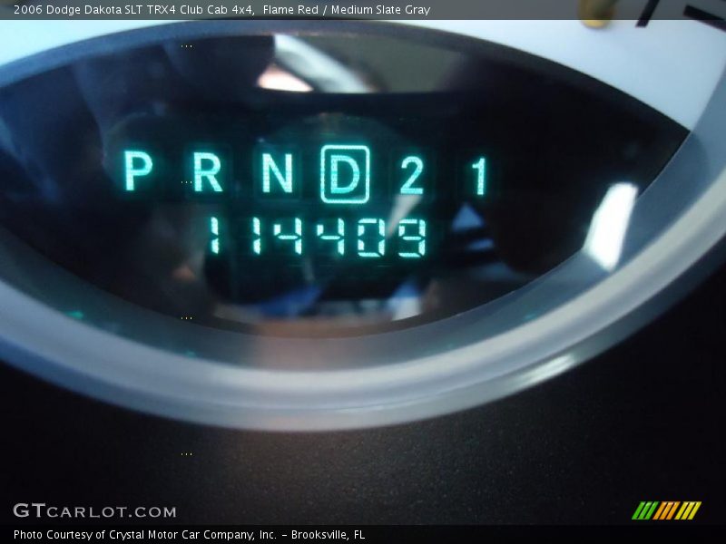 Flame Red / Medium Slate Gray 2006 Dodge Dakota SLT TRX4 Club Cab 4x4