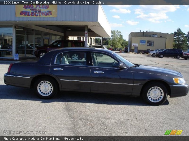 Midnight Grey Metallic / Light Graphite 2000 Lincoln Town Car Executive